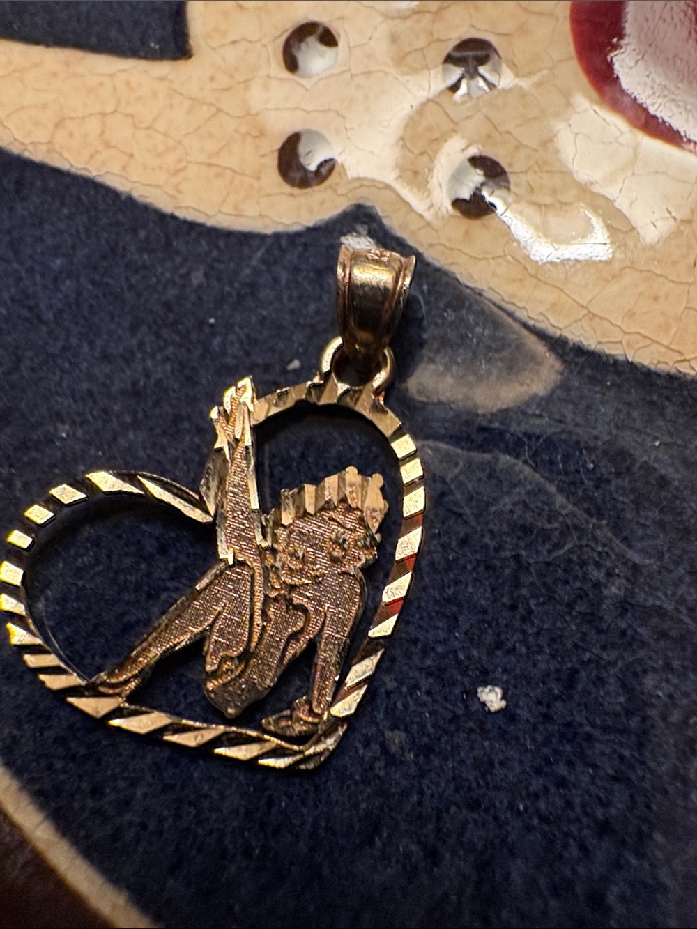 14k gold Betty Boop  pendant